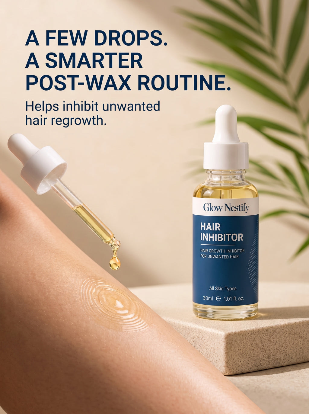 Glow Nestify Hair Inhibitor – Advanced Unwanted Hair Care